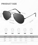 Polarized Retro Aviator Sunglasses for Men & Women