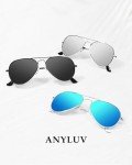 Polarized Retro Aviator Sunglasses for Men & Women