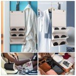 Portable Travel Sunglasses Case with 3 Slots