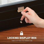 Stylish Leather Sunglasses Organizer Box for Eyewear