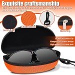 4-Pack Hard Shell Sunglasses Case for Travel