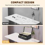 Stylish Leather Sunglasses Organizer Box for Eyewear