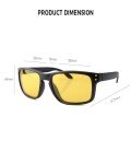 Polarized Night Vision Sunglasses for Men and Women