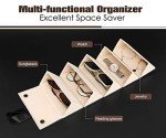 5-Slot Portable Sunglasses Organizer for Travel