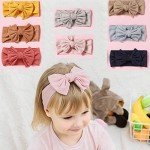 10 Pack Baby Girl Headbands with Bows