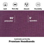 IVARYSS 6-Pack Non-Slip Women's Headbands