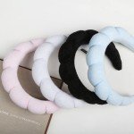 4 Pack Velvet Towel Twist Headbands for Women
