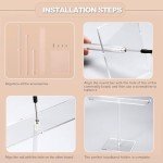 Acrylic Headband and Bracelet Display Stand Set