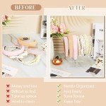 Acrylic Headband and Bracelet Display Stand Set