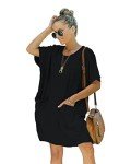 Ladybranch Women's Casual Swing Dress with Pockets