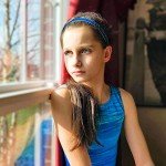 6 Sparkly No-Slip Headbands for Girls