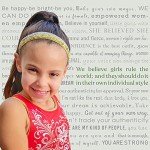 6 Sparkly No-Slip Headbands for Girls