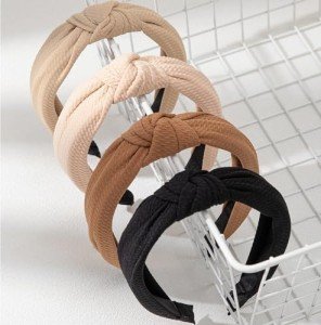 Boho Style Knotted Headbands for Women - 4 Pack