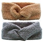 Fuzzy Winter Headbands for Girls and Women