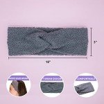 Fuzzy Winter Headbands for Girls and Women