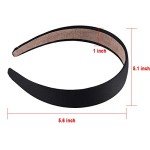 18 Pcs Women's Satin Non-Slip Headbands Set