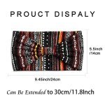 Boho Stretch Headbands for Women - 4 Pack