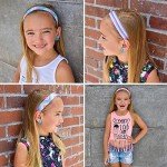Cute Rainbow Tie Dye Headbands for Girls