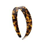 Elegant Tortoise Wide Headband for Women