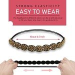 Stylish Rhinestone Elastic Headband Set for Women