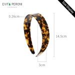 Elegant Tortoise Wide Headband for Women
