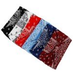 Boho Paisley Knotted Headbands for Women