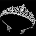 Silver Queen Tiara and Headband for Women