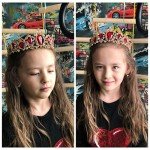 Red Rhinestone Tiara and Crown for Women
