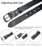 3-Pack Women's Stylish Leather Belts with Buckles