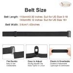 Invisible Stretch Belt for Women - J-Black & White
