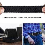 DOOPAI Elastic Stretch Braided Belts for Everyone
