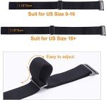 4 Pack No Show Stretch Belts for Women