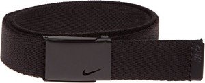 Nike Women's Black Tech Essentials Web Belt, One Size