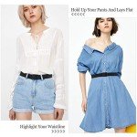 Invisible Elastic Stretch Belt for Women - Black