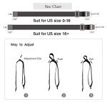 Invisible Elastic Stretch Belt for Women - Black