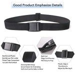 Invisible Elastic Stretch Belt for Women - Black