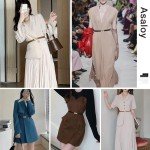 Women's Adjustable Skinny Leather Belt with Lock Buckle