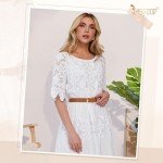 JASGOOD Plus Size Women’s Leather Belts – 2 Pack