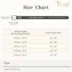 JASGOOD Plus Size Women’s Leather Belts – 2 Pack