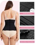 Women’s Waist Trainer Body Shaper Belt - Black