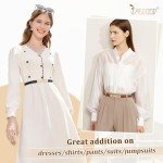 4 Pack Women's Elastic Thin Waist Belts