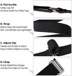 4 Pack Women’s No Show Stretch Belts - A Colors