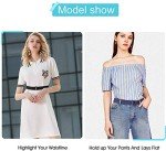 4 Pack Women’s No Show Stretch Belts - A Colors