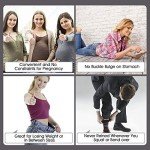 4 Pack Women’s No Show Stretch Belts - A Colors