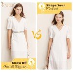 3 Pack Adjustable Leather Skinny Belts for Women