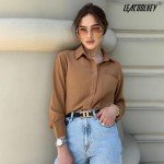 3-Pack Women's Leather Belts with Gold Buckles