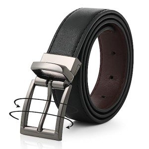 Reversible Leather Belt for Women – Two Colors