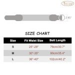 JASGOOD Women's Vintage Wide Elastic Waist Belt