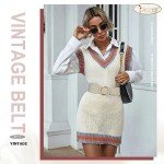 JASGOOD Women's Vintage Wide Elastic Waist Belt