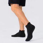 7 Pairs Black Ankle Running Socks for All